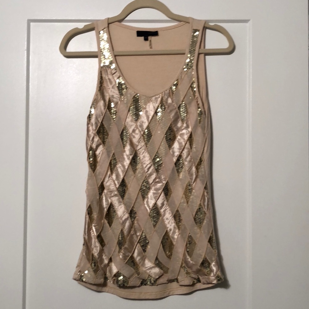 Sequin tank top